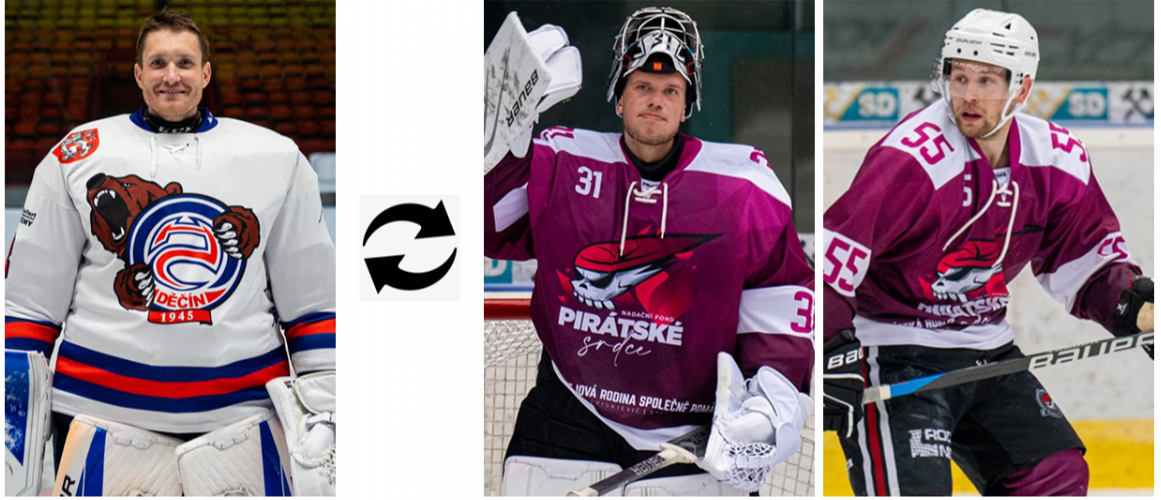 MICHAEL PETRÁSEK SE STĚHUJE K PIRÁTŮM, ODKUD DO DĚČÍNA MÍŘÍ ADAM HORÁK