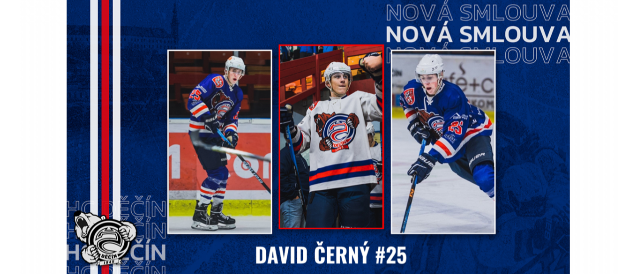 DAVID ČERNÝ POKRAČUJE V DĚČÍNĚ! HC Děčín